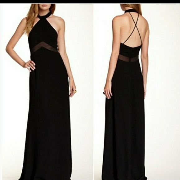 JILL STUART chiffon Insert Halter Gown - Picture 5 of 8